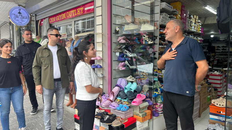 BAŞKAN VEKİLİ YILDIZ’DAN ESNAFA ‘GEÇMİŞ OLSUN’ ZİYARETİ