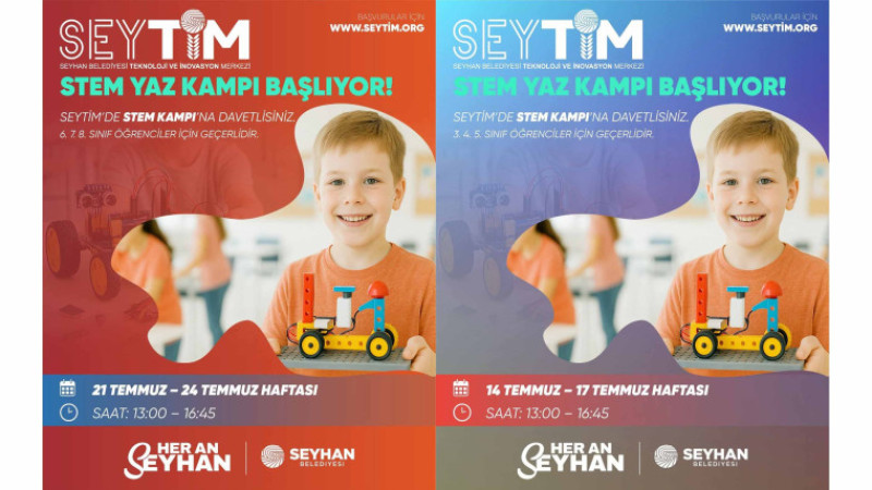 SEYHAN BELEDİYESİ’NDEN ÇOCUKLARA TEKNOLOJİ DOLU YAZ KAMPI!