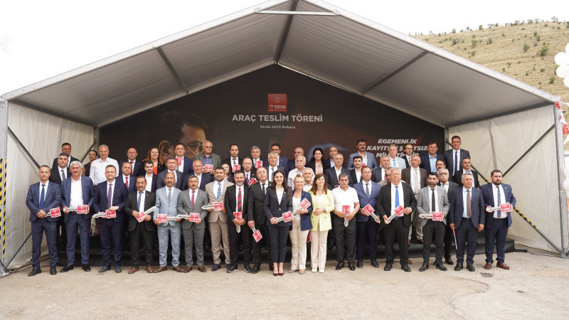 TBB’DEN BELEDİYELERE 62 ARAÇ HİBESİ