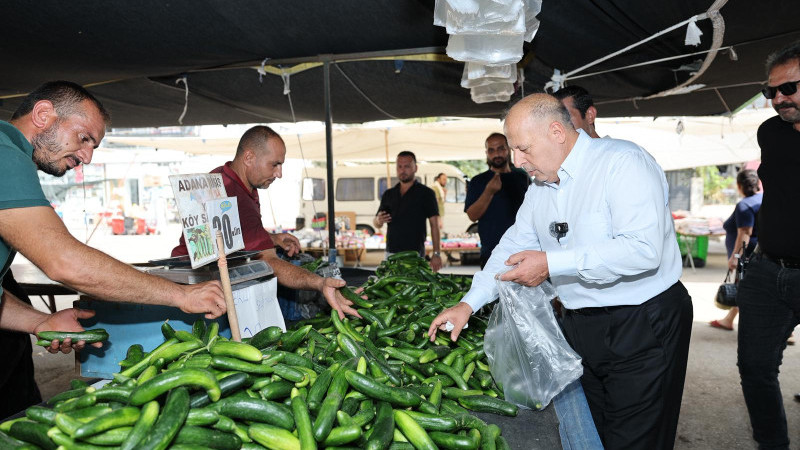 DEMİRÇALI’DAN YENİDOĞAN SEMT PAZARINA ZİYARET