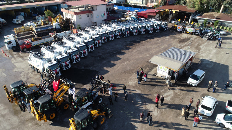 ASKİ’NİN ARAÇ VE İŞ MAKİNESİ FİLOSU GÜÇLENDİ