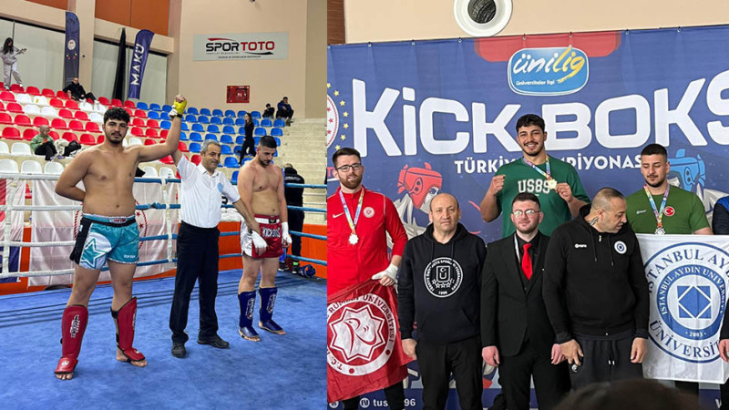 Kick Boksta Türkiye Şampiyonu Çukurova Üniversitesinden