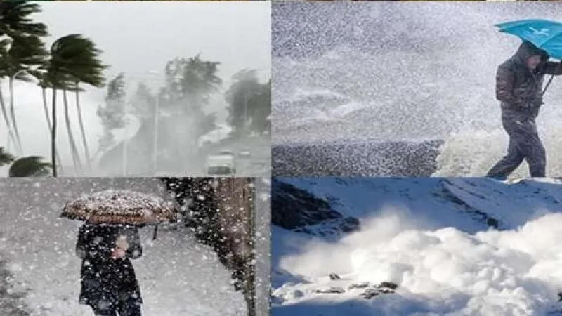 METEOROLOJİ'DEN KUVVETLİ YAĞIŞ, FIRTINA VE ÇIĞ UYARISI