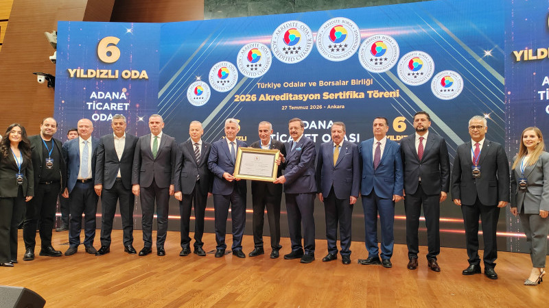 ‎Adana Ticaret Odası’ndan Tarihi Başarı: 6 Yıldızlı Akreditasyon Gururu!
