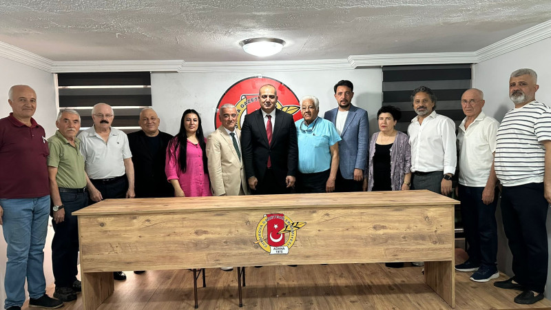 YILDIRIM’DAN ÇUKUROVA GAZETECİLER CEMİYETİ'NE ZİYARET