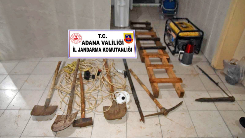 İzinsiz kazı yapanlar suçüstü yakalandı
