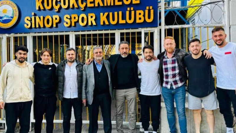 Kutlu ve Polat'tan Küçükçekmece Sinopspor'a ziyaret