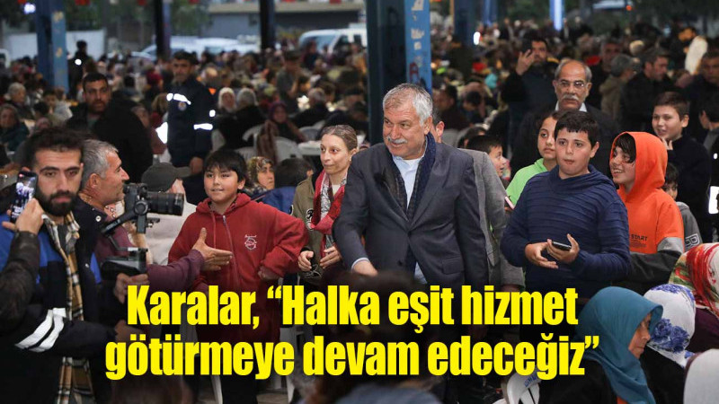 Büyükşehir’in iftar yemeklerinde barış ve kardeşlik ruhu hakim
