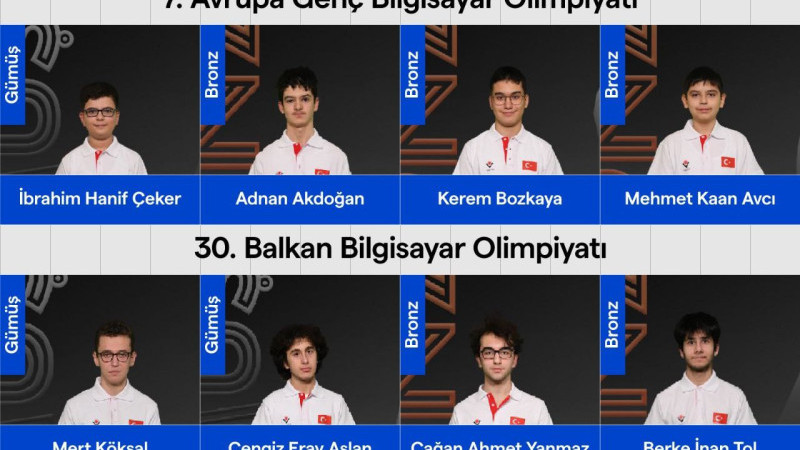 BİLGİSAYAR OLİMPİYATLARINDA GURURLANDIRAN BAŞARI