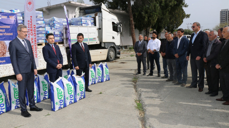 ÜRETİCİYE 528 TON TOHUM DESTEĞİ