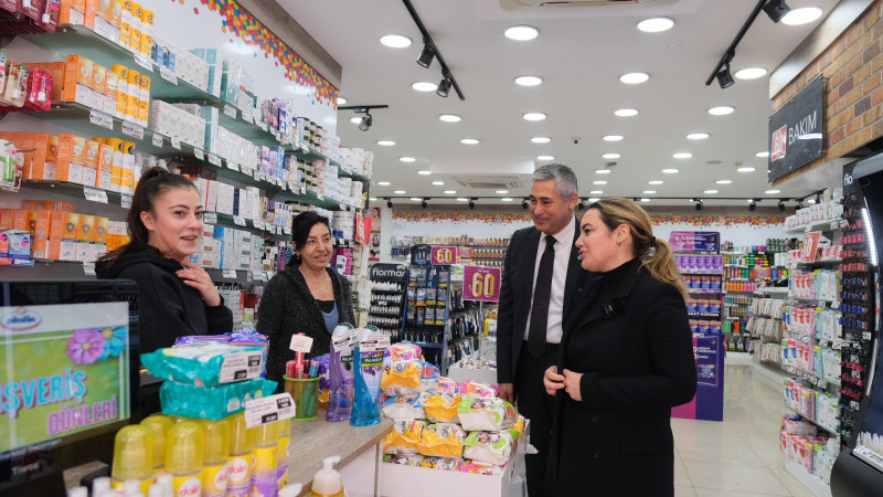 Türkeş’ten Esnaf  Ziyareti