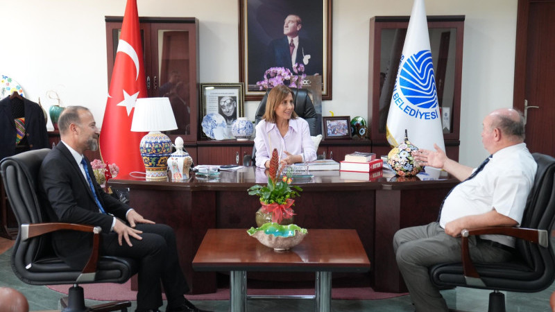 ÇGC’DEN BAŞKAN OYA TEKİN’E HAYIRLI OLSUN ZİYARETİ