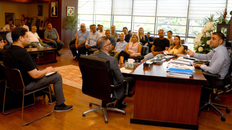 BAŞKAN KOZAY MUHTARLARLA BİR ARAYA GELDİ