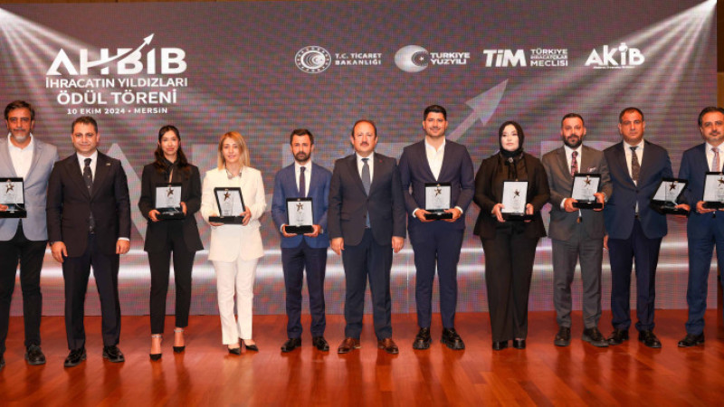 AHBİB, İHRACATIN YILDIZLARINI ÖDÜLLERLE TAÇLANDIRDI