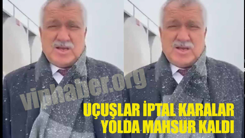 UÇUŞLAR İPTAL, KARALAR YOLDA MAHSUR KALDI