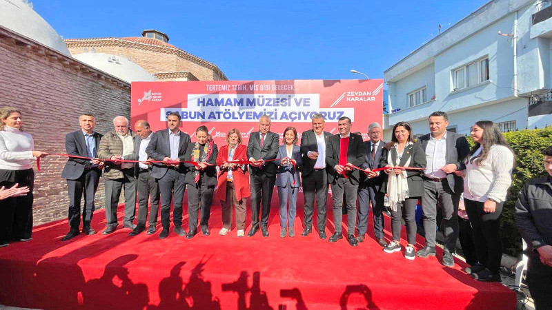 HAMAM MÜZESİ VE SABUN ATÖLYESİ İLE BEY MAHALLESİ MERKEZİNİN AÇILIŞLARI YAPILDI