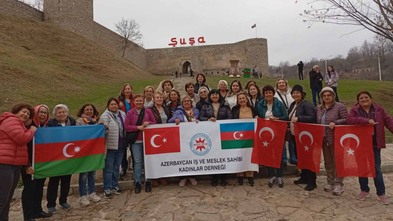 AZERBAYCAN İŞ VE MESLEK SAHİBİ KADINLAR DERNEĞİ KARABAĞ TOPRAKLARINDA