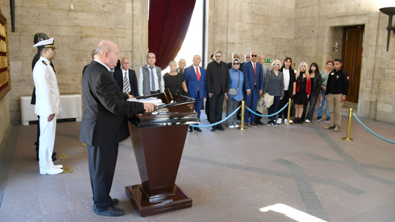 ÇUKUROVA GAZETECİLER CEMİYETİ ANITKABİR’DE