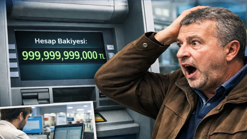 HESABINDA 999.999.999.000 TL GÖZÜKTÜ! BANKA İNCELEME BAŞLATTI