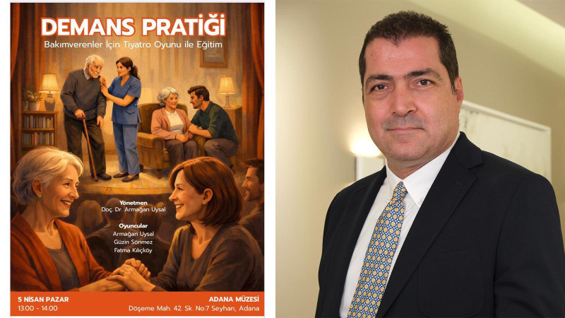 ADANA’DA ALZHEIMER FARKINDALIĞI İÇİN ANLAMLI TİYATRO ETKİNLİĞİ
