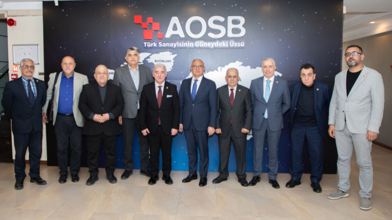 ÇGC YÖNETİM KURULU AOSB'Yİ ZİYARET ETTİ