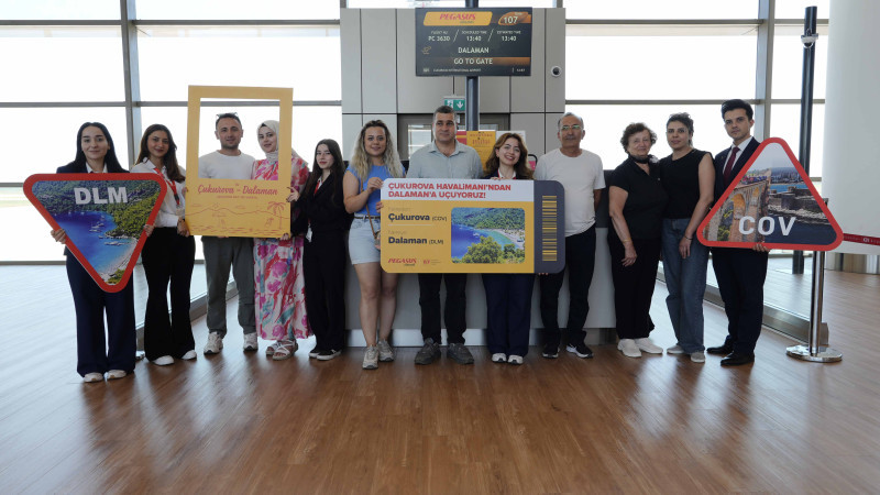 Çukurova Uluslararası Havalimanı’ndan Muğla Dalaman’a Direkt Uçuşlar Başladı