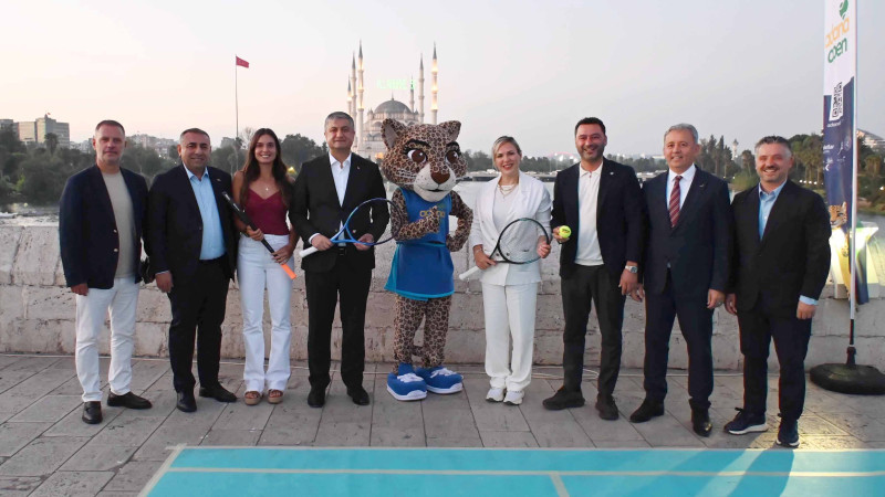 WTA 125 Adana Open’ın lansmanı Taşköprü’de yapıldı